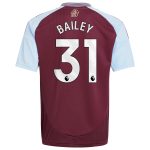 aston villa adidas home shirt 2024-25 – kids with bailey 31 printing Collection | Official Aston Villa Shirts