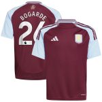 aston villa adidas home shirt 2024-25 – kids with bogarde 26 printing Collection | Official Aston Villa Shirts