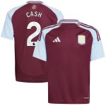 aston villa adidas home shirt 2024-25 – kids with cash 2 printing Collection | Official Aston Villa Shirts