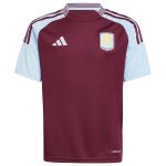 aston villa adidas home shirt 2024-25 – kids with custom printing Collection | Official Aston Villa Shirts