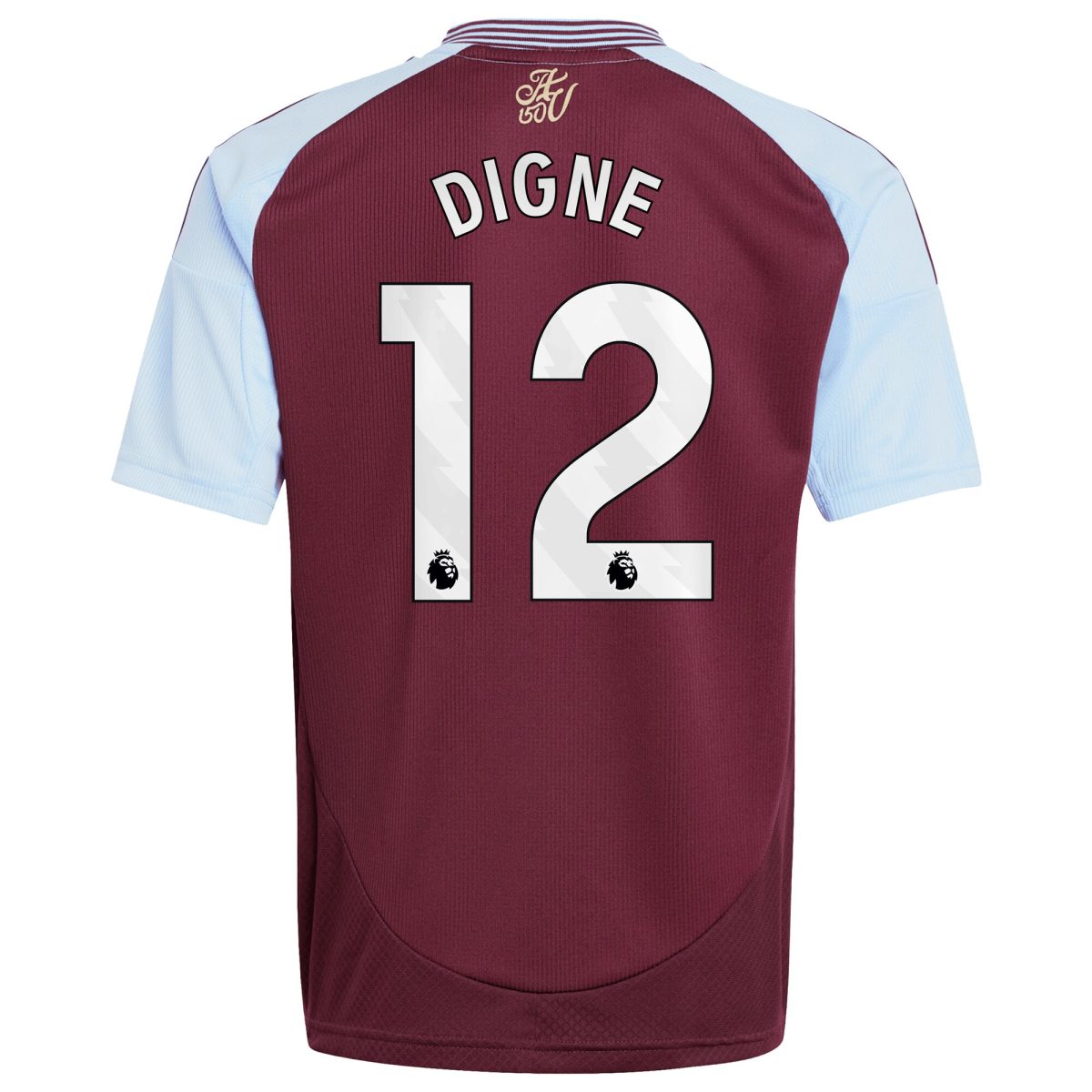 aston villa adidas home shirt 2024-25 – kids with digne 12 printing Collection | Official Aston Villa Shirts