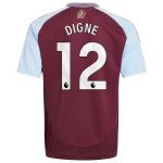 aston villa adidas home shirt 2024-25 – kids with digne 12 printing Collection | Official Aston Villa Shirts