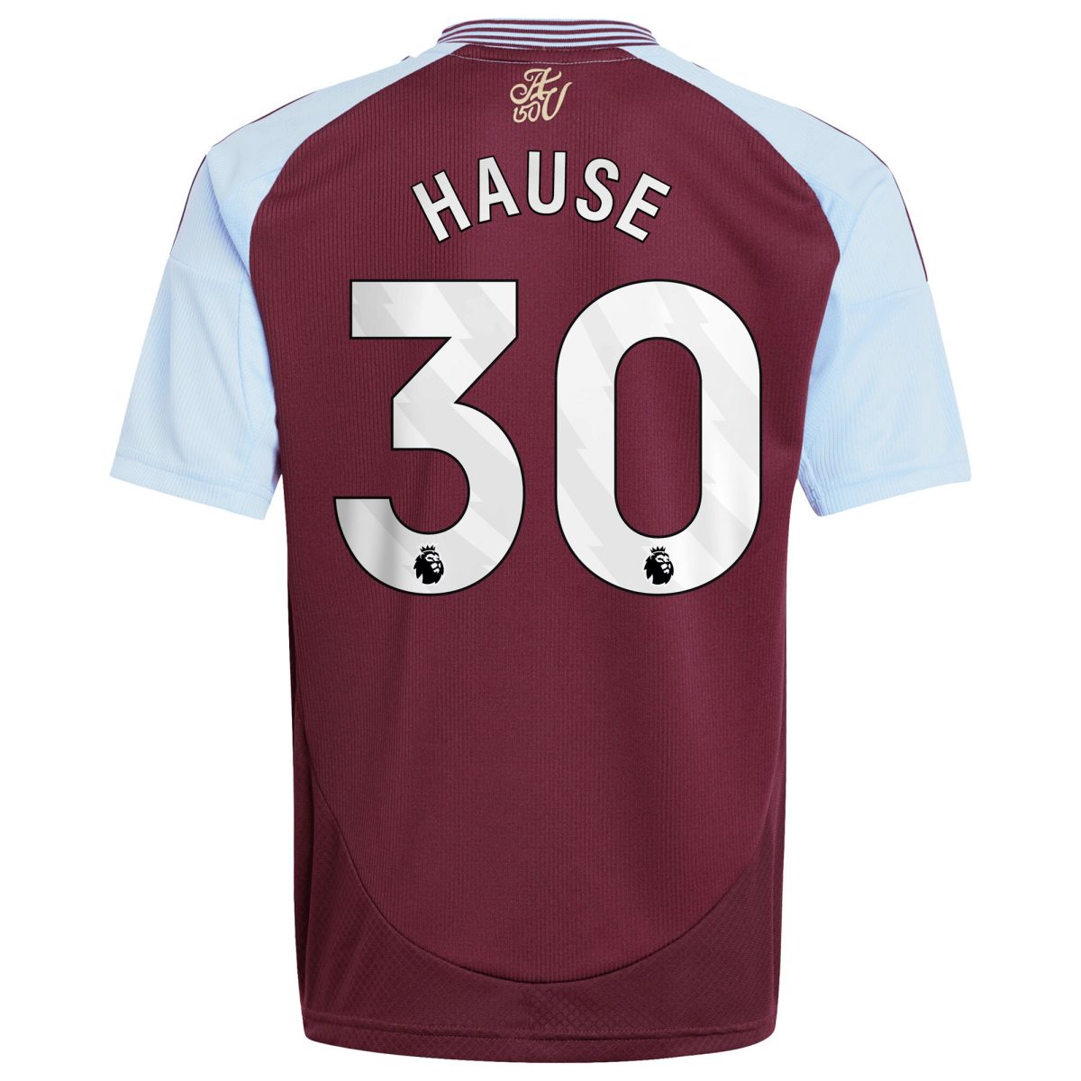 aston villa adidas home shirt 2024-25 – kids with hause 30 printing Collection | Official Aston Villa Shirts