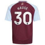 aston villa adidas home shirt 2024-25 – kids with hause 30 printing Collection | Official Aston Villa Shirts