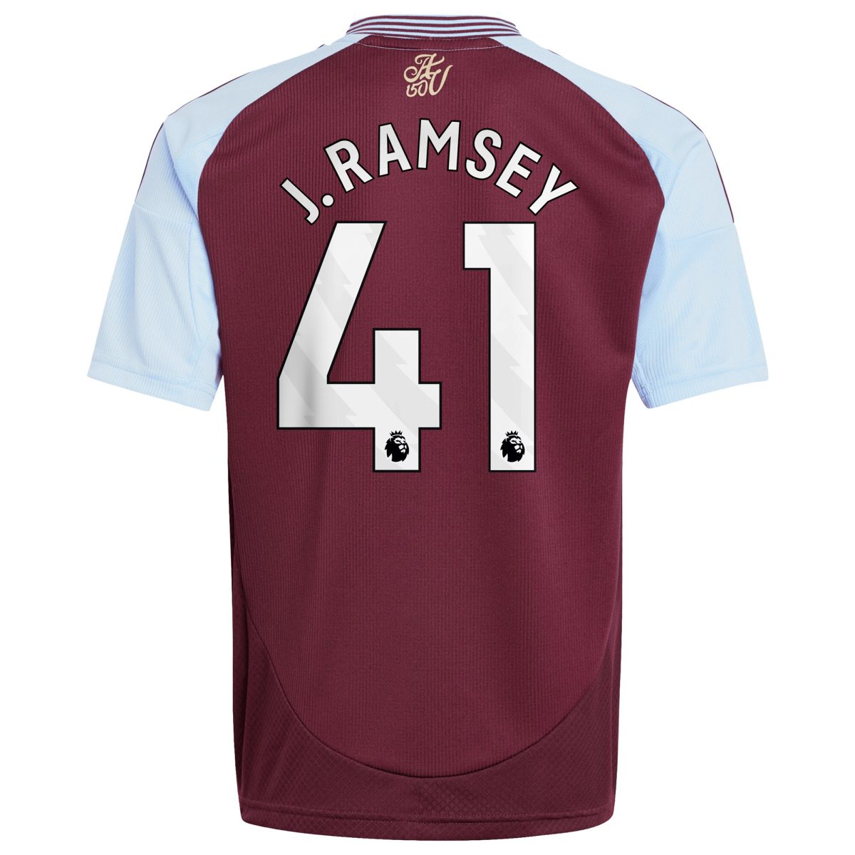 aston villa adidas home shirt 2024-25 – kids with j. ramsey 41 printing Collection | Official Aston Villa Shirts