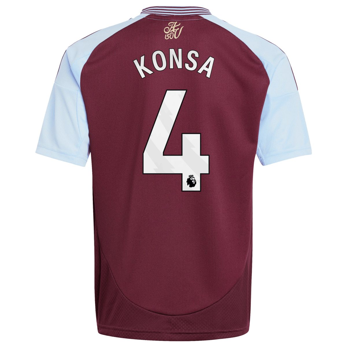 aston villa adidas home shirt 2024-25 – kids with konsa 4 printing Collection | Official Aston Villa Shirts