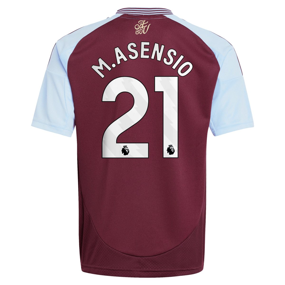 aston villa adidas home shirt 2024-25 – kids with m.asensio 21 printing Collection | Official Aston Villa Shirts