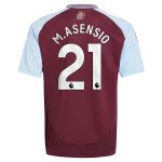 aston villa adidas home shirt 2024-25 – kids with m.asensio 21 printing Collection | Official Aston Villa Shirts