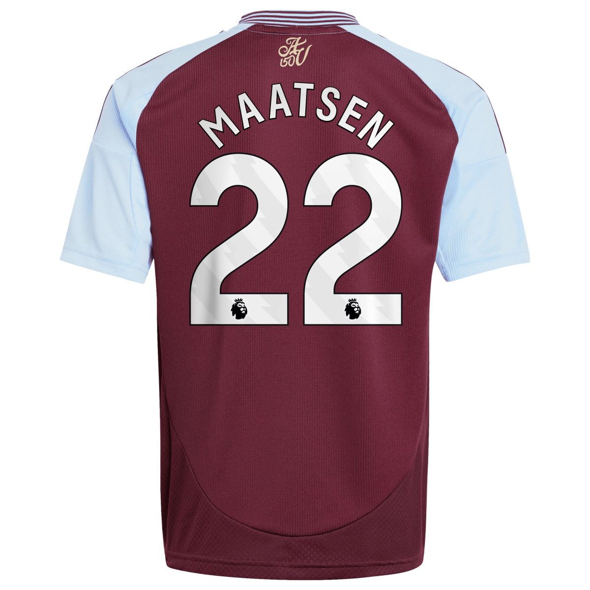 aston villa adidas home shirt 2024-25 – kids with maatsen 22 printing Collection | Official Aston Villa Shirts