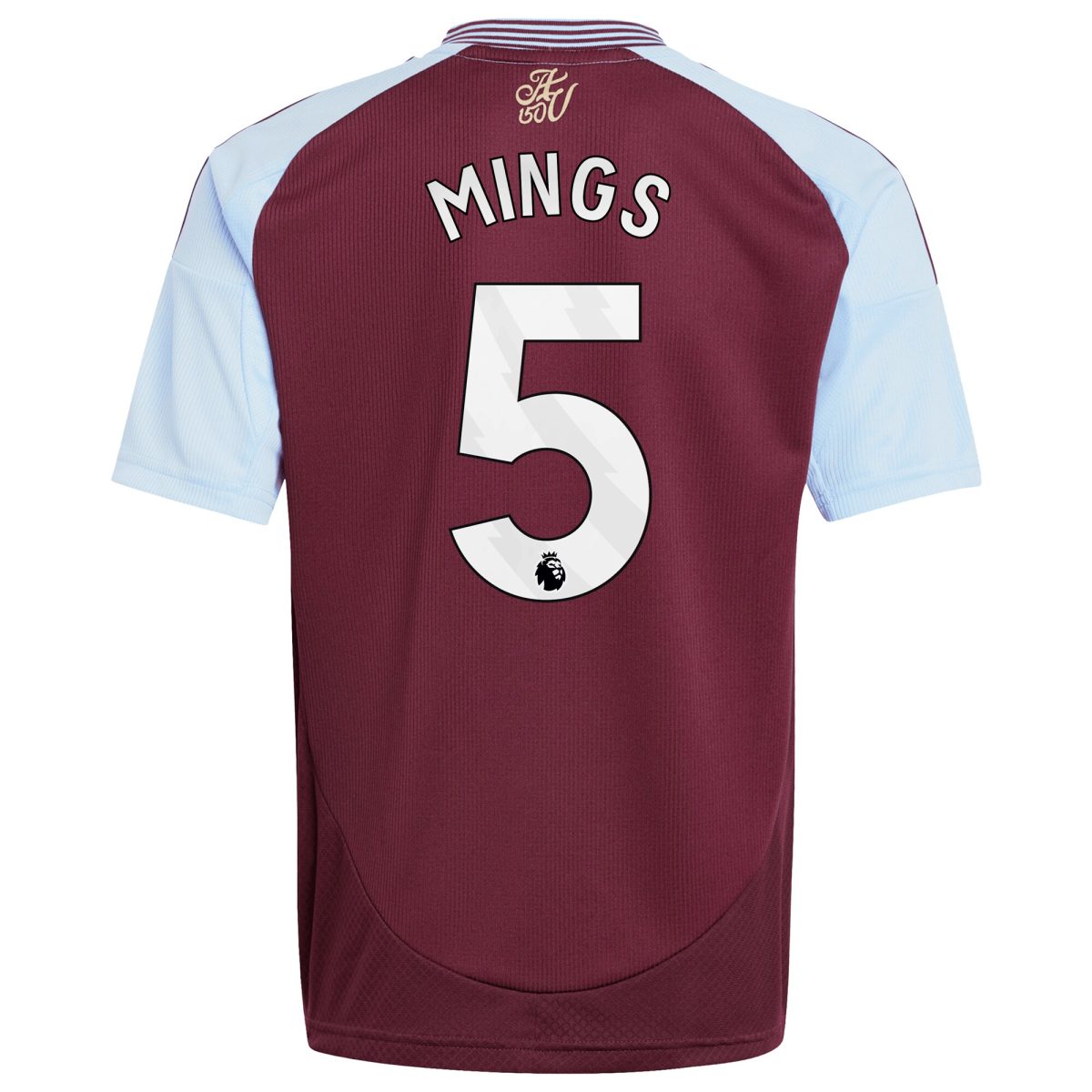 aston villa adidas home shirt 2024-25 – kids with mings 5 printing Collection | Official Aston Villa Shirts