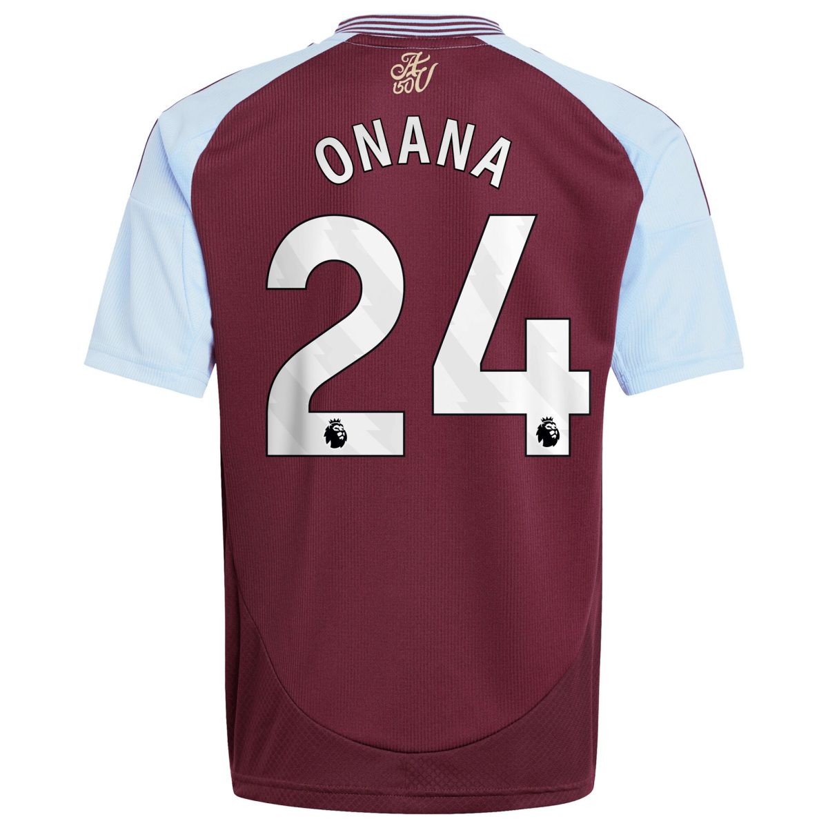 aston villa adidas home shirt 2024-25 – kids with onana 24 printing Collection | Official Aston Villa Shirts