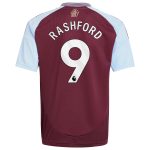 aston villa adidas home shirt 2024-25 – kids with rashford 9 printing Collection | Official Aston Villa Shirts