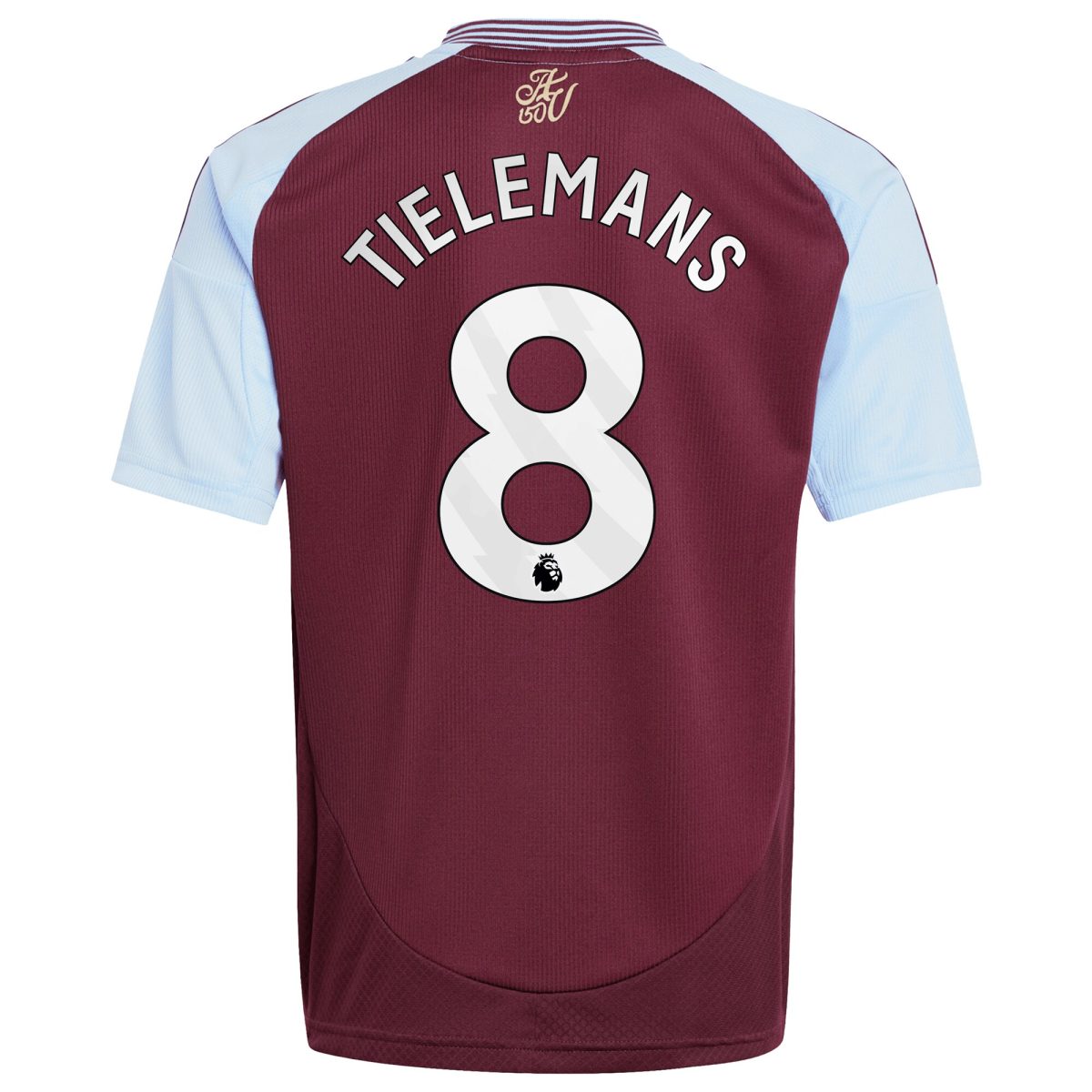 aston villa adidas home shirt 2024-25 – kids with tielemans 8 printing Collection | Official Aston Villa Shirts