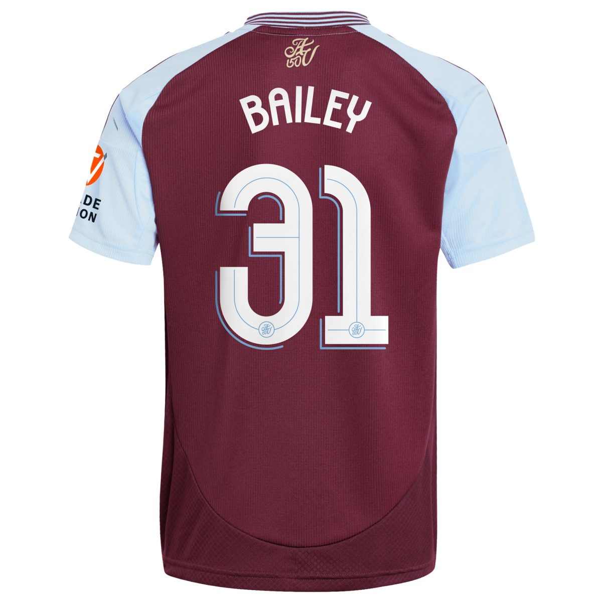 aston villa adidas home shirt 2024-25 with bailey 31 cup printing Collection | Official Aston Villa Shirts