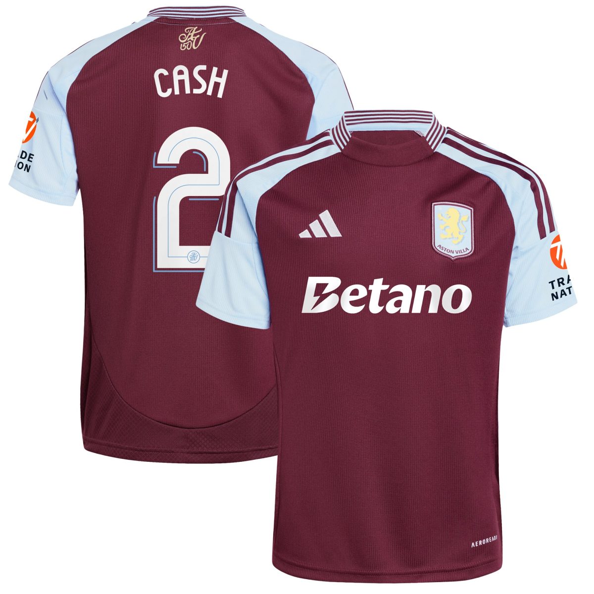 aston villa adidas home shirt 2024-25 with cash 2 cup printing Collection | Official Aston Villa Shirts