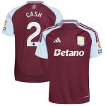 aston villa adidas home shirt 2024-25 with cash 2 printing Collection | Official Aston Villa Shirts