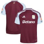 aston villa adidas home shirt 2024-25 with custom printing Collection | Official Aston Villa Shirts