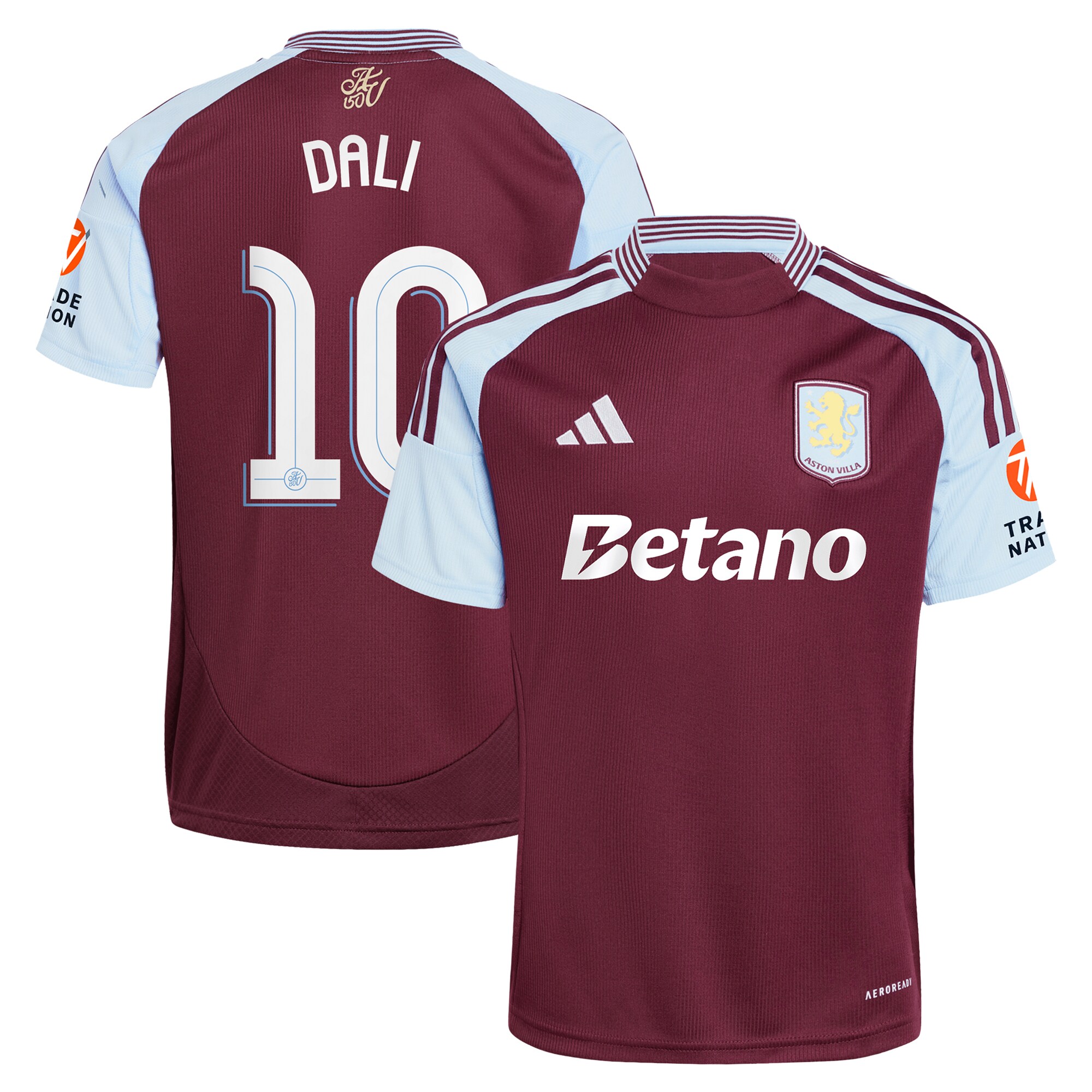 aston villa adidas home shirt 2024-25 with dali 10 cup printing Collection | Official Aston Villa Shirts