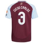 aston villa adidas home shirt 2024-25 with diego carlos 3 cup printing Collection | Official Aston Villa Shirts