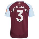 aston villa adidas home shirt 2024-25 with diego carlos 3 printing Collection | Official Aston Villa Shirts