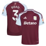 aston villa adidas home shirt 2024-25 with disasi 3 printing Collection | Official Aston Villa Shirts
