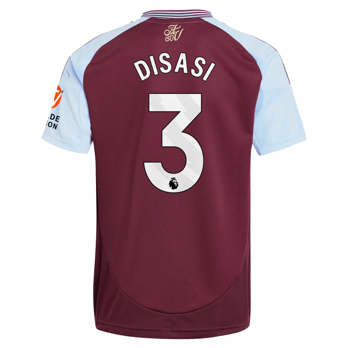 aston villa adidas home shirt 2024-25 with disasi 3 printing Collection | Official Aston Villa Shirts