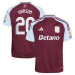 aston villa adidas home shirt 2024-25 with hanson 20 cup printing Collection | Official Aston Villa Shirts