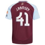 aston villa adidas home shirt 2024-25 with j. ramsey 41 cup printing Collection | Official Aston Villa Shirts