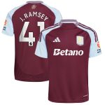 aston villa adidas home shirt 2024-25 with j. ramsey 41 printing Collection | Official Aston Villa Shirts