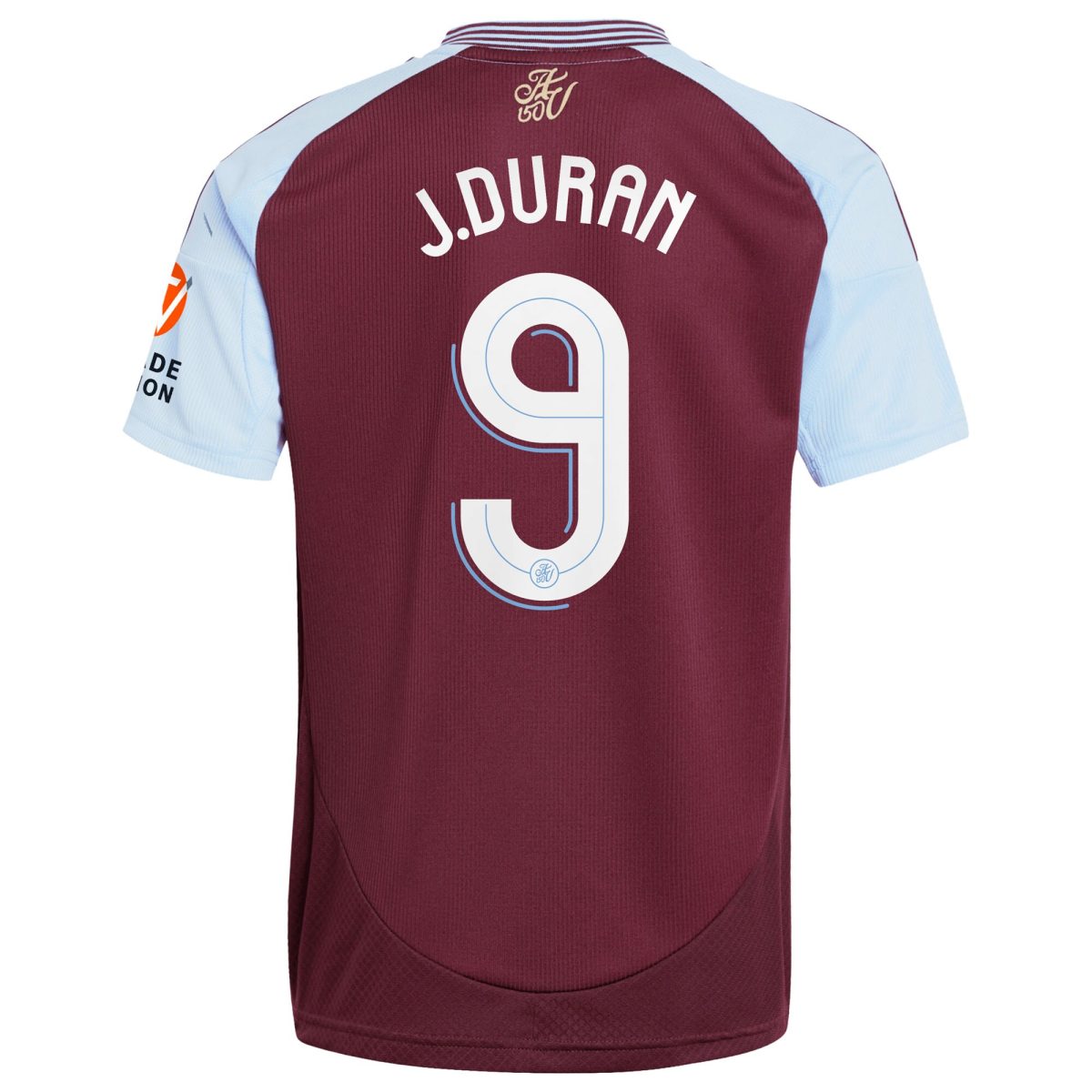 aston villa adidas home shirt 2024-25 with j.duran 9 cup printing Collection | Official Aston Villa Shirts