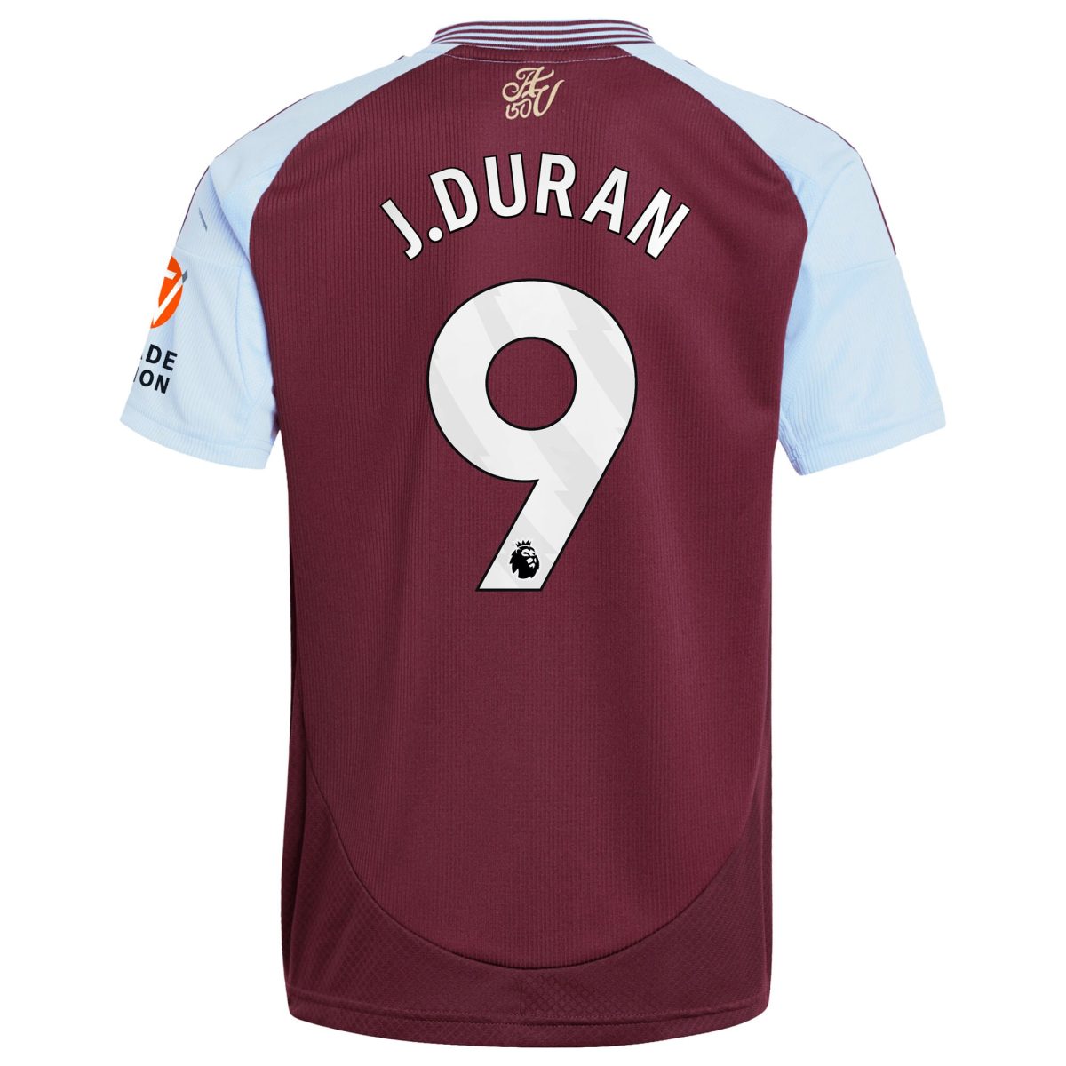 aston villa adidas home shirt 2024-25 with j.duran 9 printing Collection | Official Aston Villa Shirts