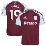 aston villa adidas home shirt 2024-25 with jaden 19 printing Collection | Official Aston Villa Shirts