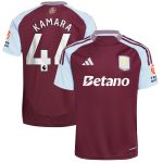 aston villa adidas home shirt 2024-25 with kamara 44 printing Collection | Official Aston Villa Shirts