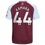 aston villa adidas home shirt 2024-25 with kamara 44 printing Collection | Official Aston Villa Shirts