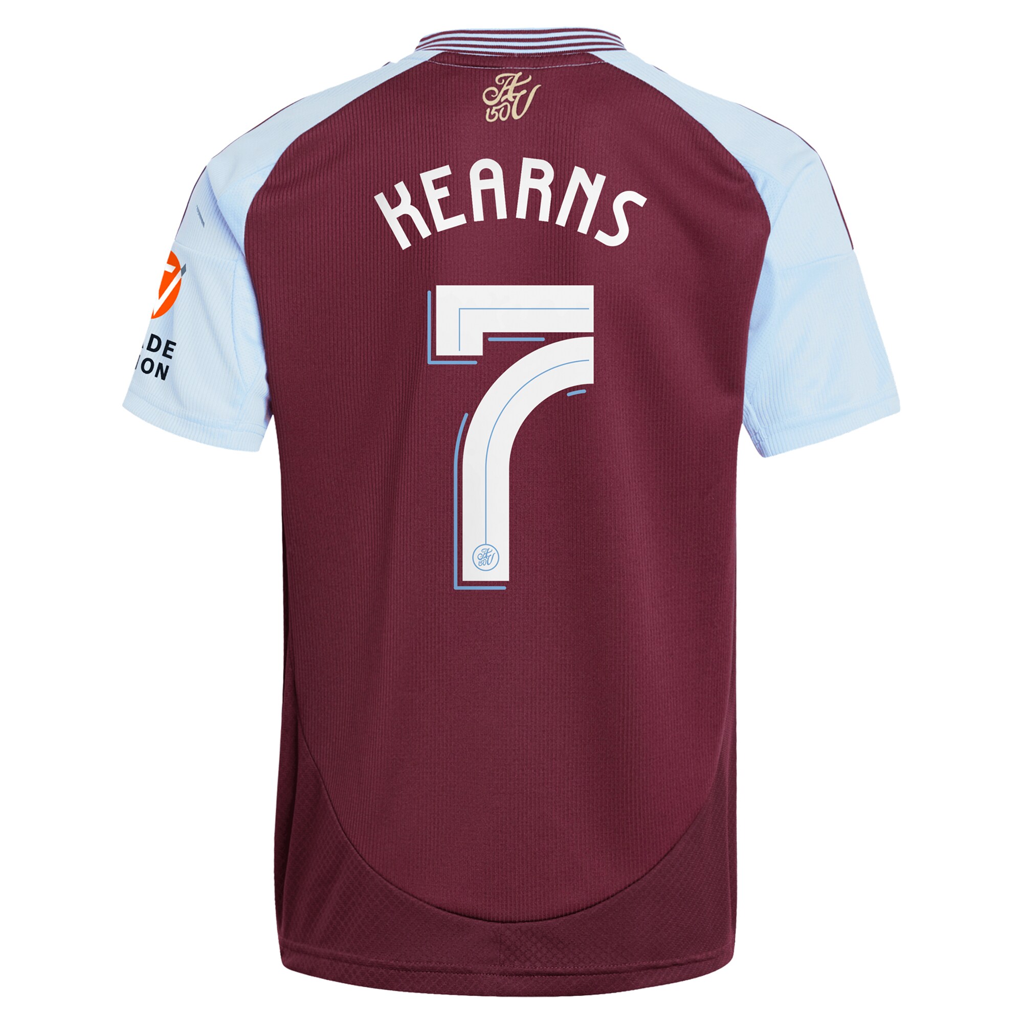 aston villa adidas home shirt 2024-25 with kearns 7 cup printing Collection | Official Aston Villa Shirts