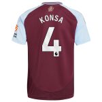 aston villa adidas home shirt 2024-25 with konsa 4 printing Collection | Official Aston Villa Shirts