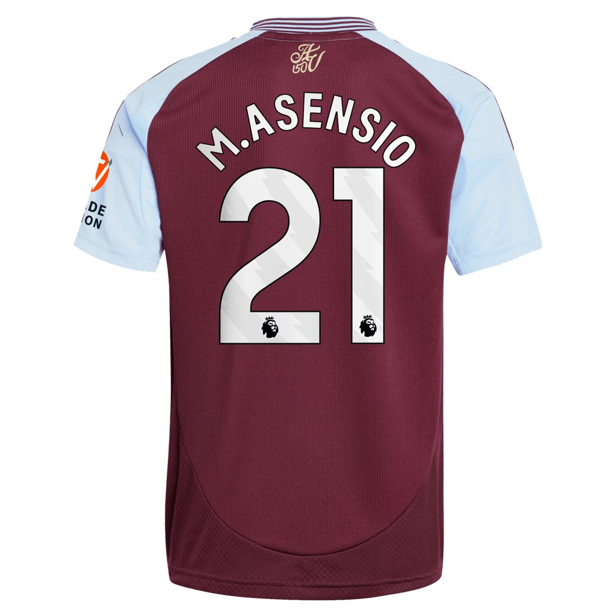 aston villa adidas home shirt 2024-25 with m.asensio 21 printing Collection | Official Aston Villa Shirts