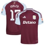 aston villa adidas home shirt 2024-25 with malen 17 cup printing Collection | Official Aston Villa Shirts