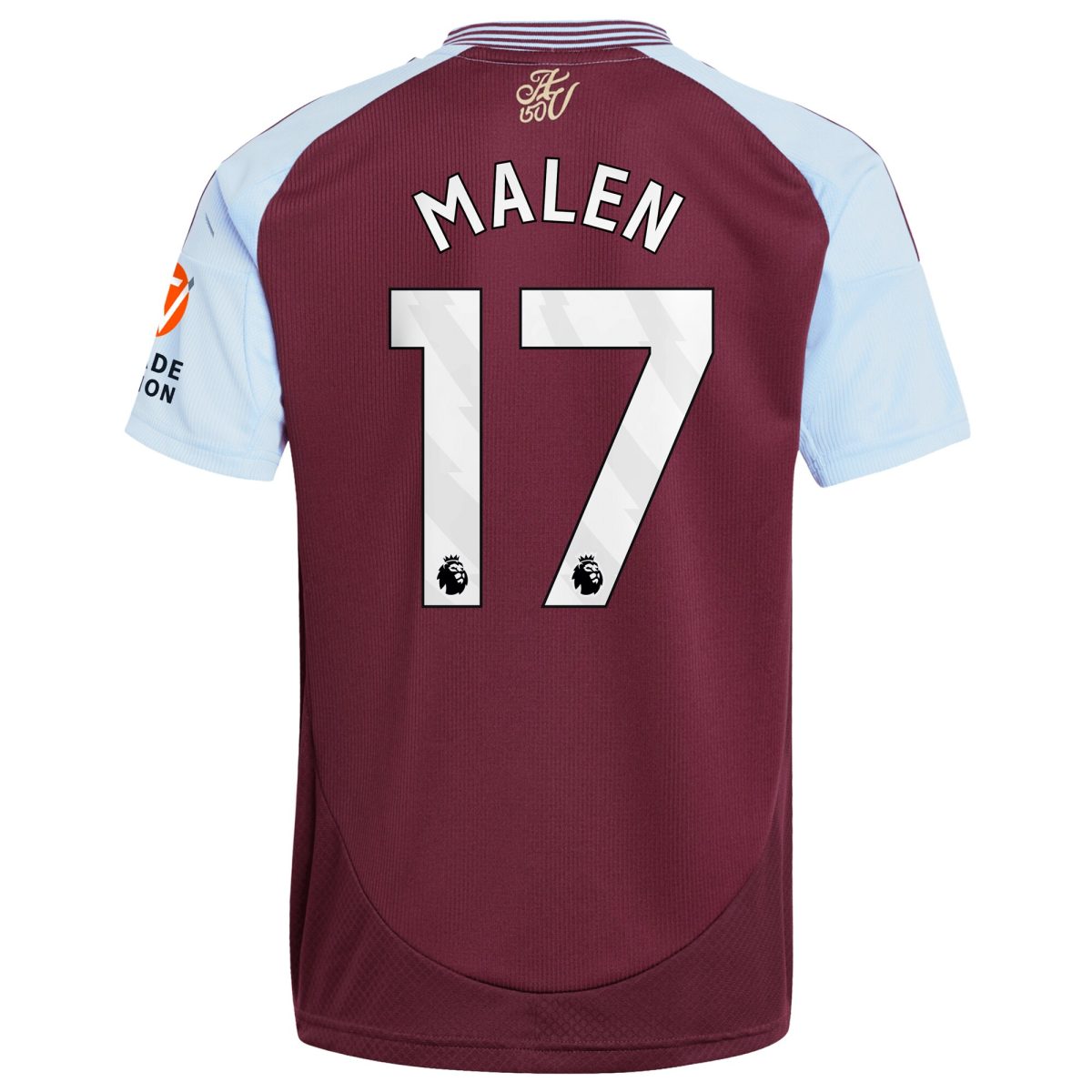 aston villa adidas home shirt 2024-25 with malen 17 printing Collection | Official Aston Villa Shirts