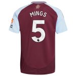 aston villa adidas home shirt 2024-25 with mings 5 printing Collection | Official Aston Villa Shirts