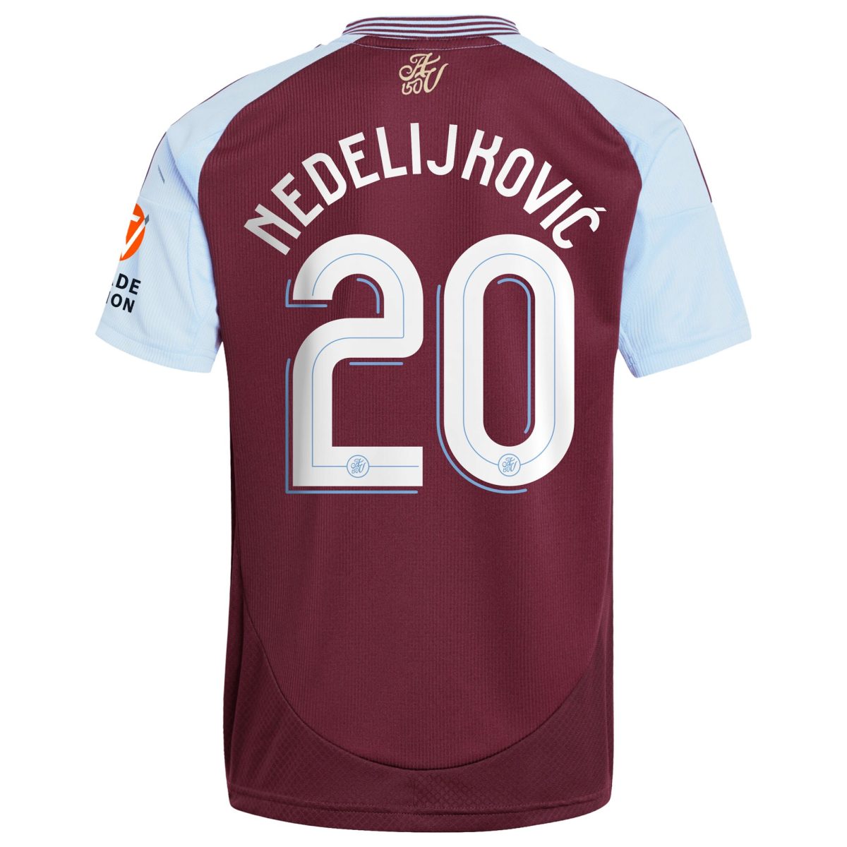 aston villa adidas home shirt 2024-25 with nedeljković 20 cup printing Collection | Official Aston Villa Shirts
