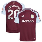 aston villa adidas home shirt 2024-25 with nedeljković 20 printing Collection | Official Aston Villa Shirts