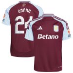 aston villa adidas home shirt 2024-25 with onana 24 cup printing Collection | Official Aston Villa Shirts