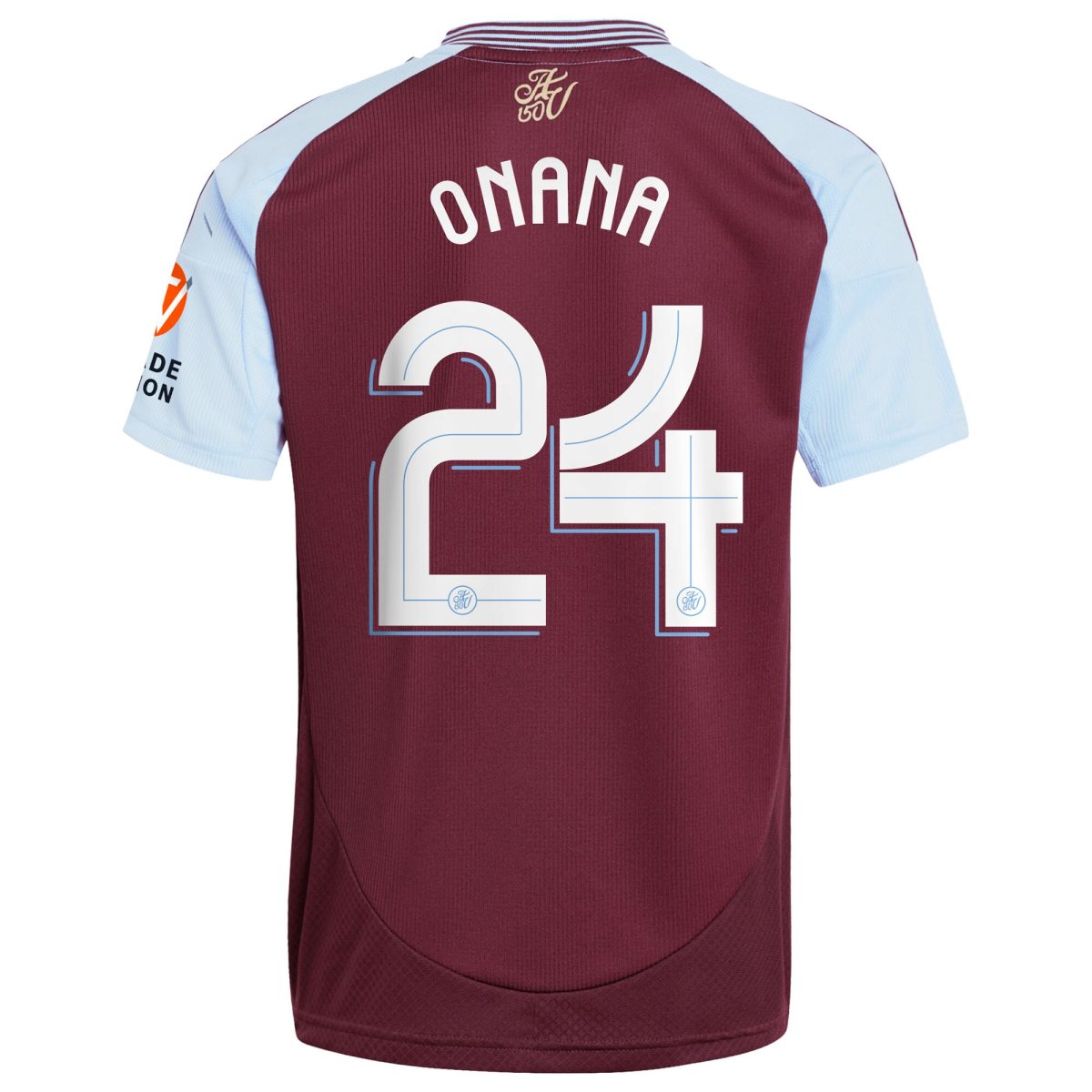 aston villa adidas home shirt 2024-25 with onana 24 cup printing Collection | Official Aston Villa Shirts