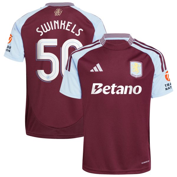 aston villa adidas home shirt 2024-25 with swinkels 50 cup printing Collection | Official Aston Villa Shirts