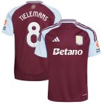 aston villa adidas home shirt 2024-25 with tielemans 8 cup printing Collection | Official Aston Villa Shirts