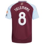 aston villa adidas home shirt 2024-25 with tielemans 8 cup printing Collection | Official Aston Villa Shirts