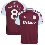 aston villa adidas home shirt 2024-25 with tielemans 8 printing Collection | Official Aston Villa Shirts