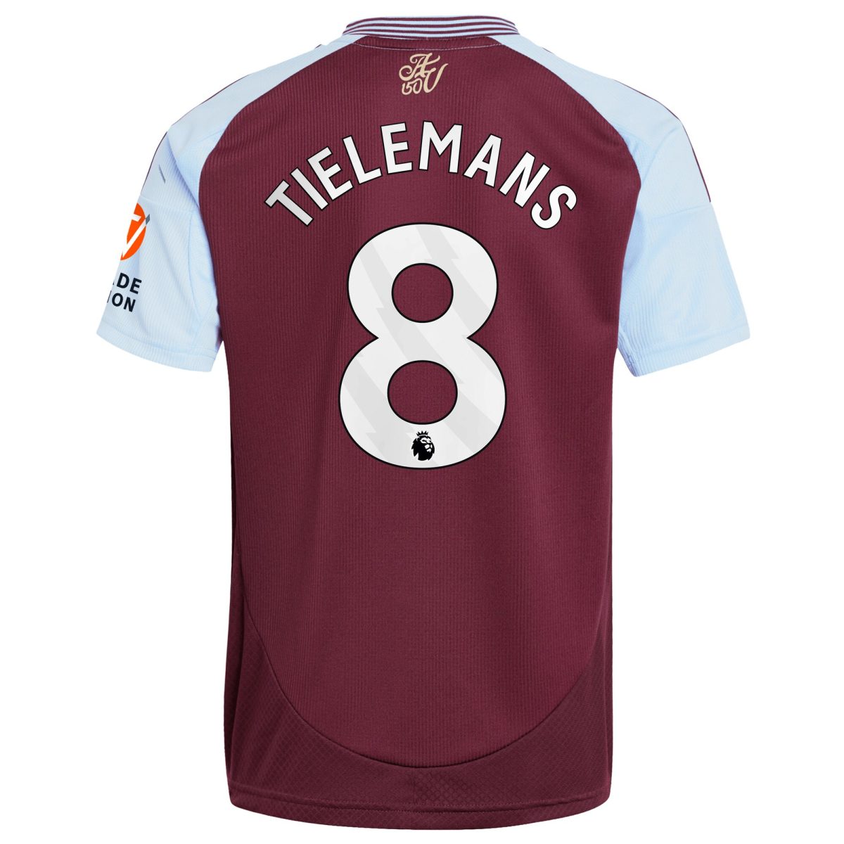 aston villa adidas home shirt 2024-25 with tielemans 8 printing Collection | Official Aston Villa Shirts