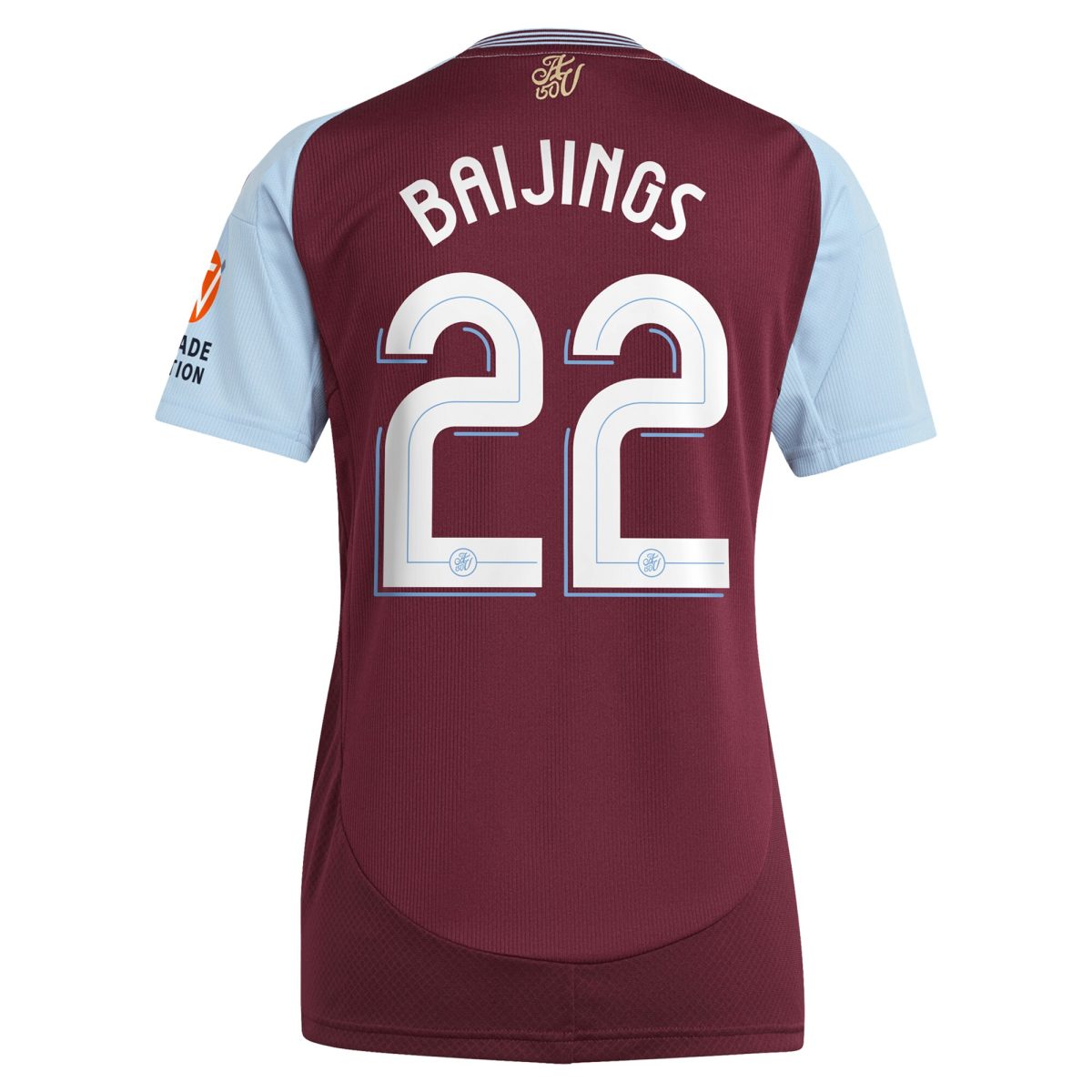 aston villa adidas home shirt 2024-25 – womens with baijings 22 cup printing Collection | Official Aston Villa Shirts